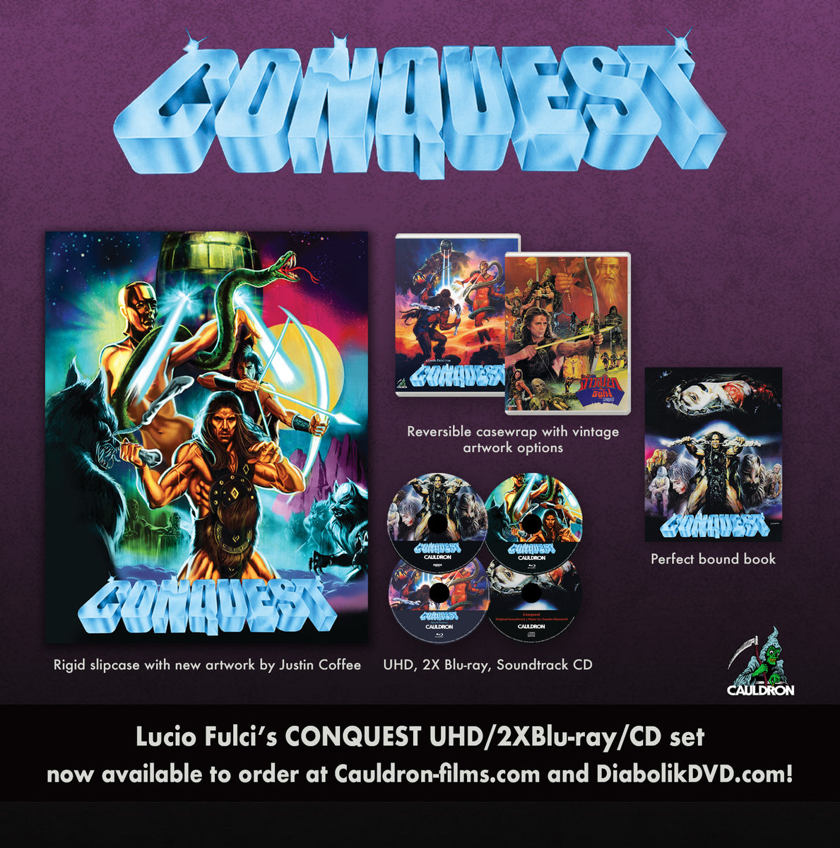 Conquest (Limited UHD/2X Blu-ray/CD w/ Rigid Slipcase & book