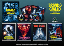 Load image into Gallery viewer, Brivido Giallo box (Graveyard Disturbance, Until Death, The Ogre, Dinner with a Vampire)(Limited 4 Blu-ray/1 CD set) Pre-order